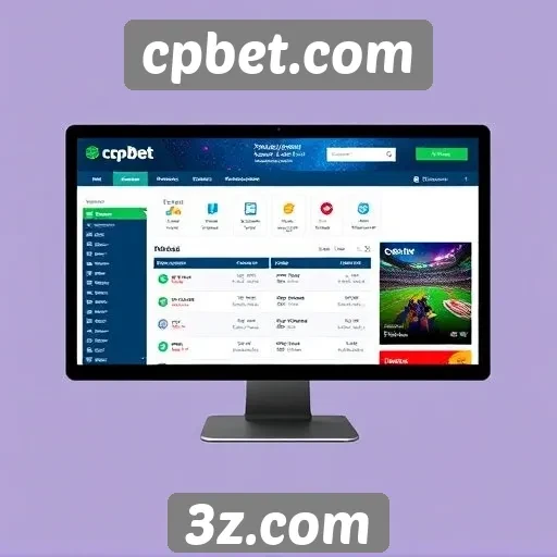 Avaliação da interface de usuário do site cpbet.com